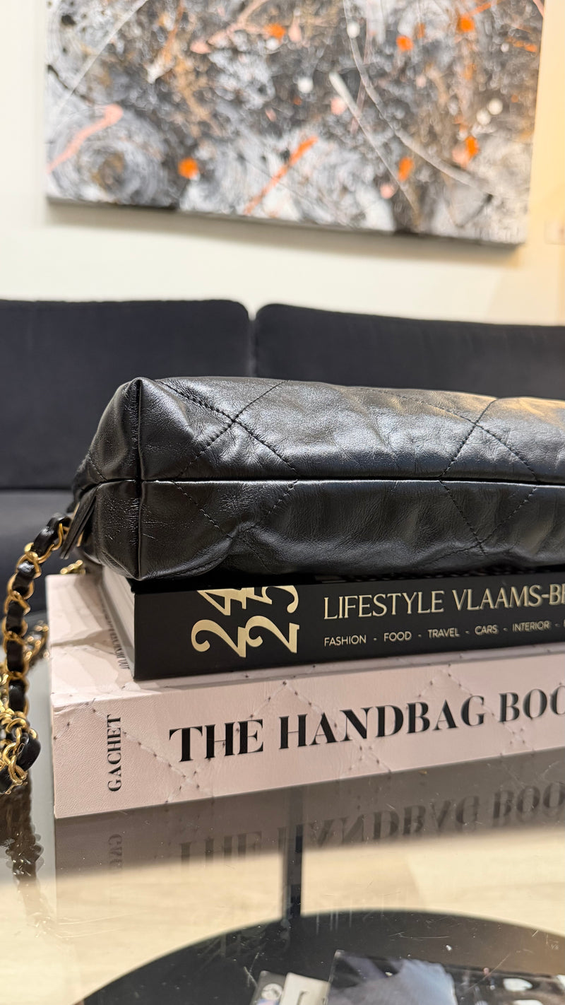 Chanel 22 Black Backpack