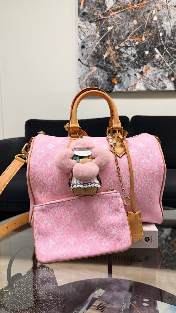 Louis Vuitton Speedy Pink Bandolière 30