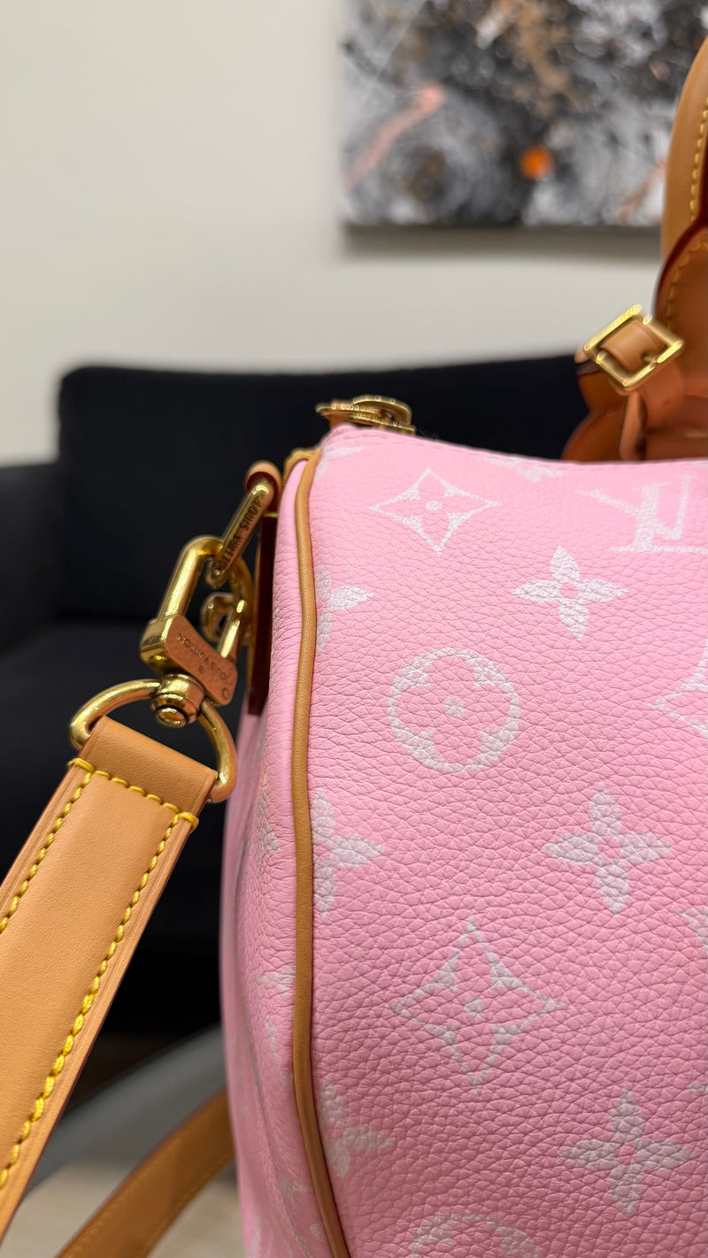 Louis Vuitton Speedy Pink Bandolière 30