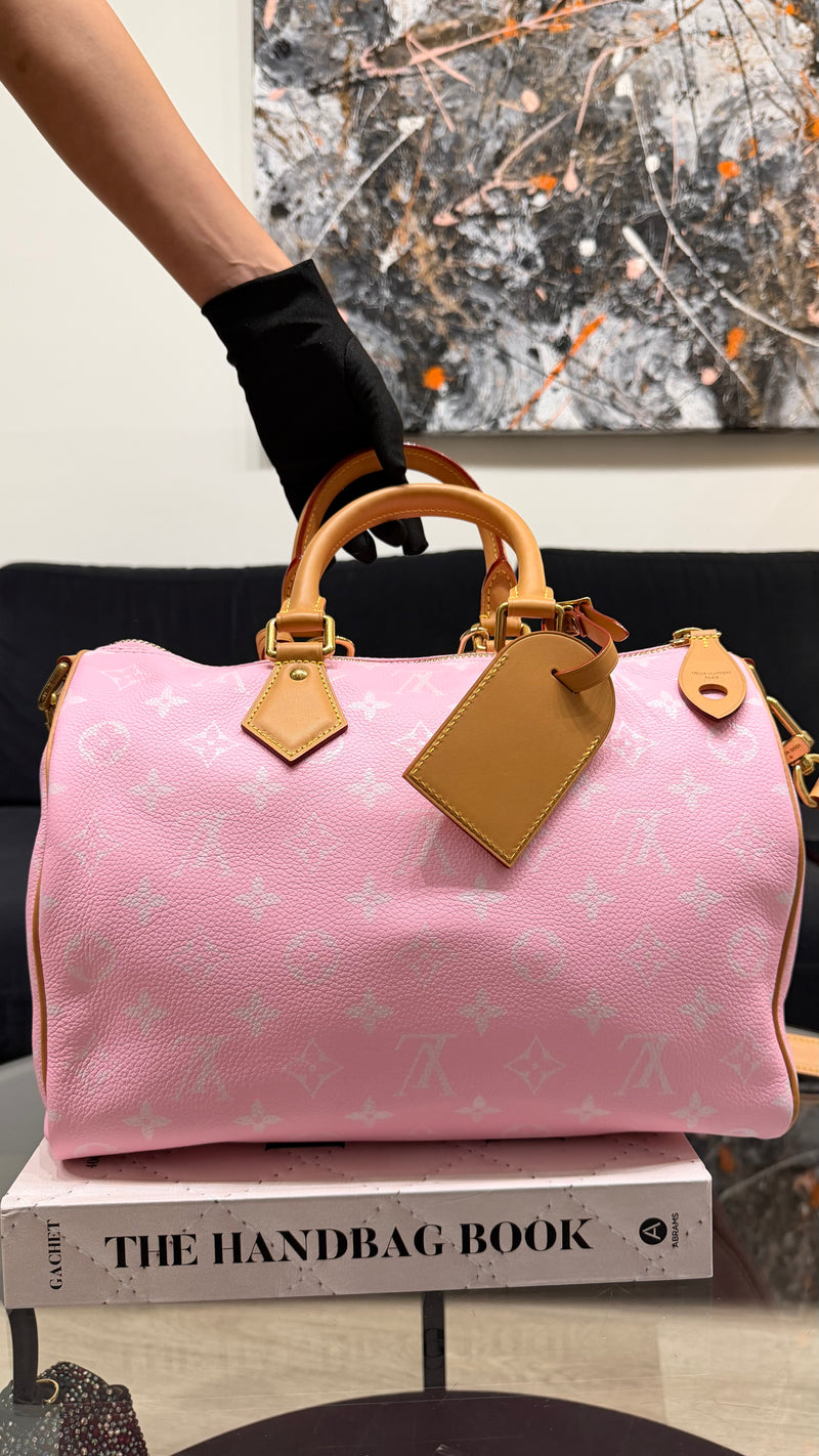 Louis Vuitton Speedy Pink Bandolière 30