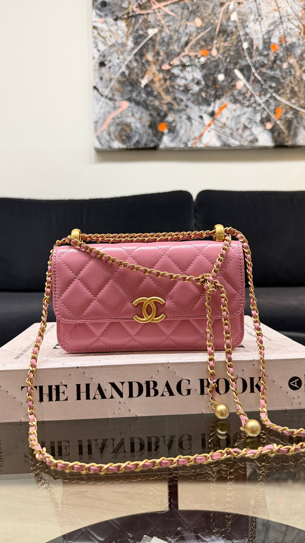 Chanel Mini pink flap bag