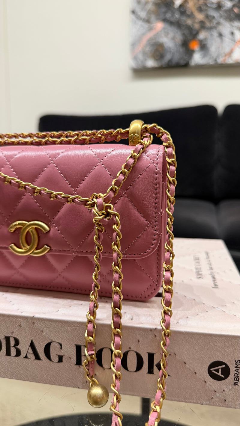 Chanel Mini pink flap bag