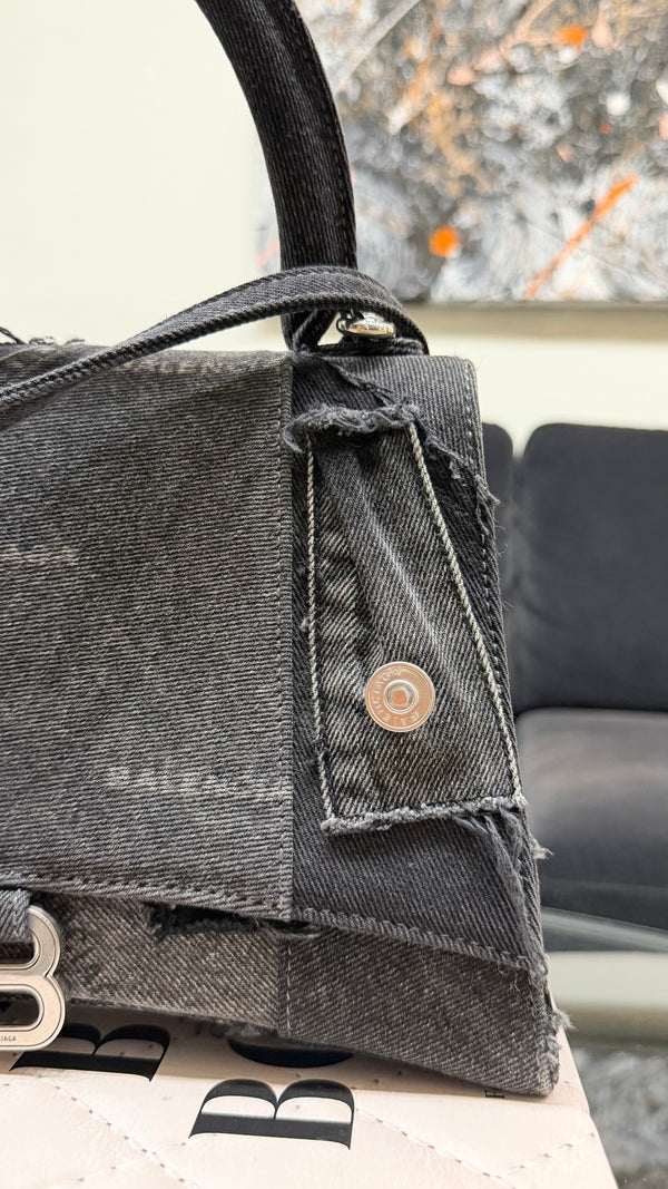 Balenciaga Small Hourglass Patchwork bag