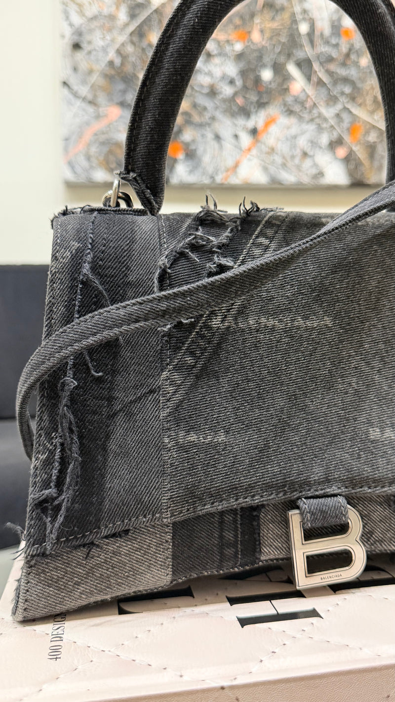 Balenciaga Small Hourglass Patchwork bag