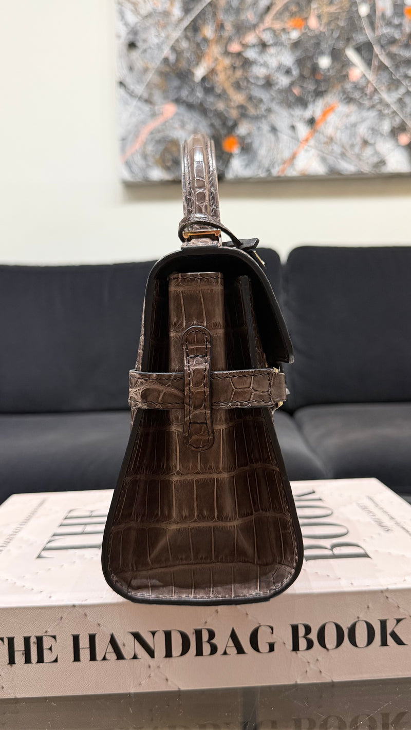 Delvaux Tempête mini handbag - Crocodile