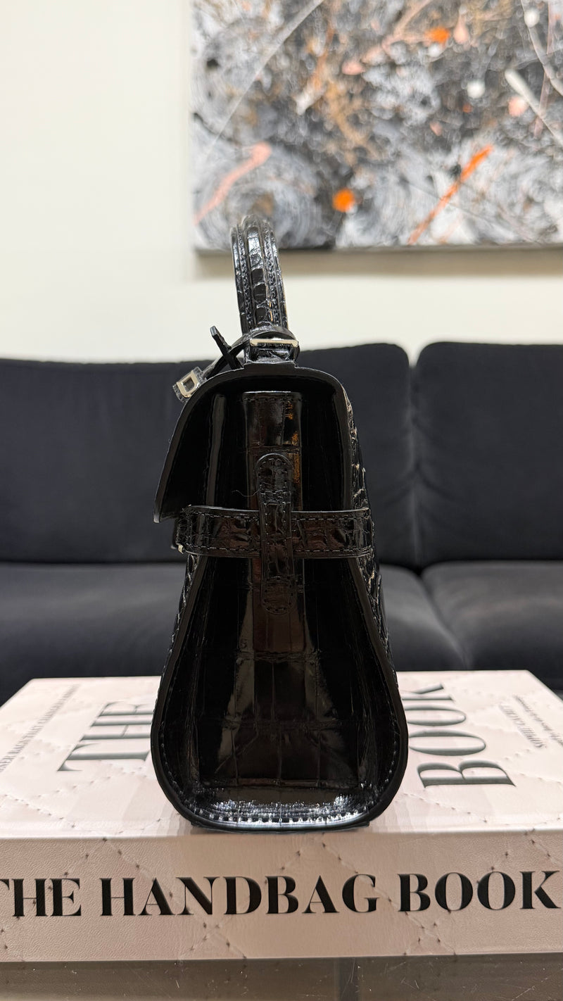 Delvaux Tempête Handbag - Alligator - Mini