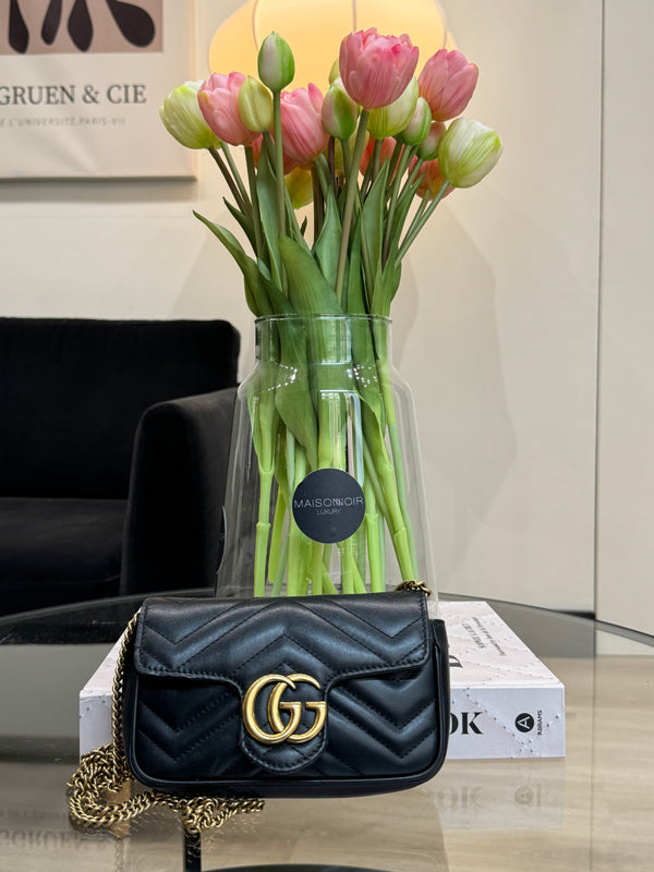 Gucci Marmont mini  - black leather