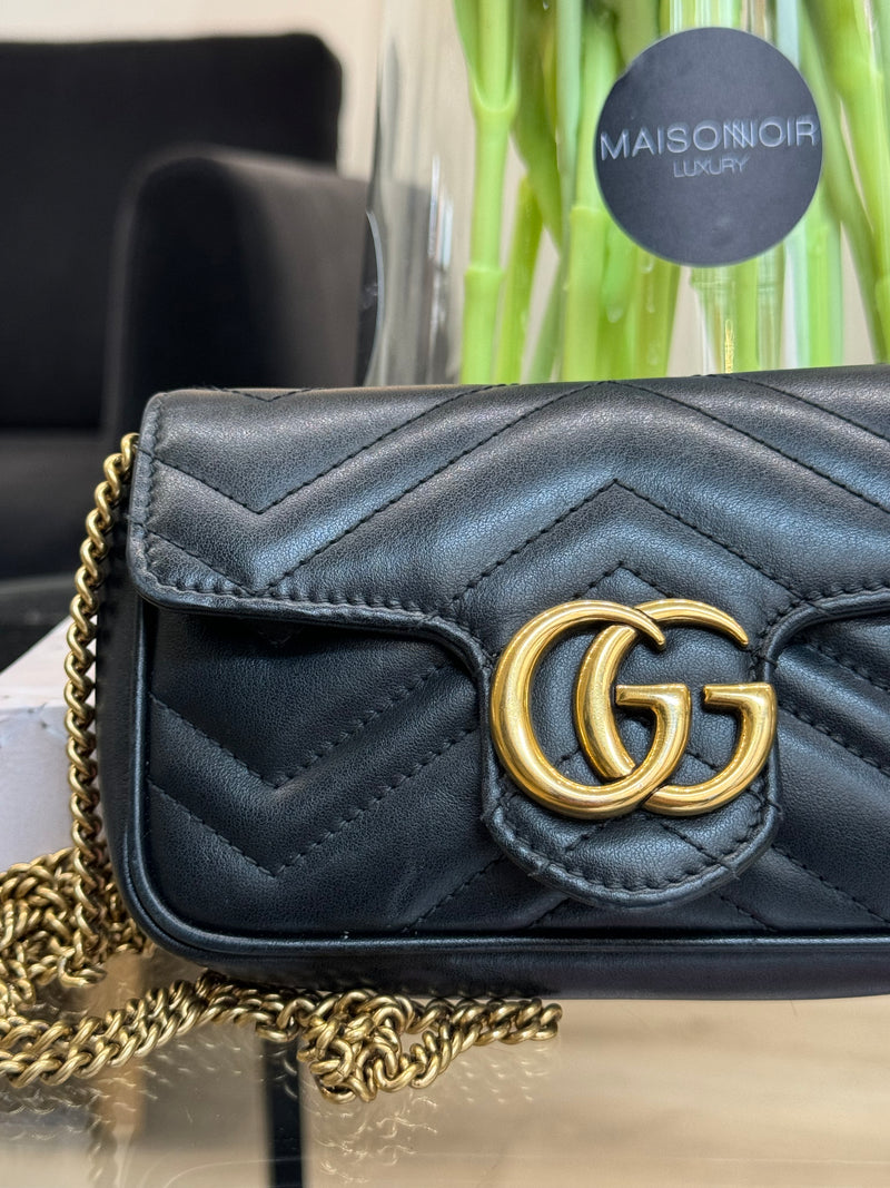 Gucci Marmont mini  - black leather