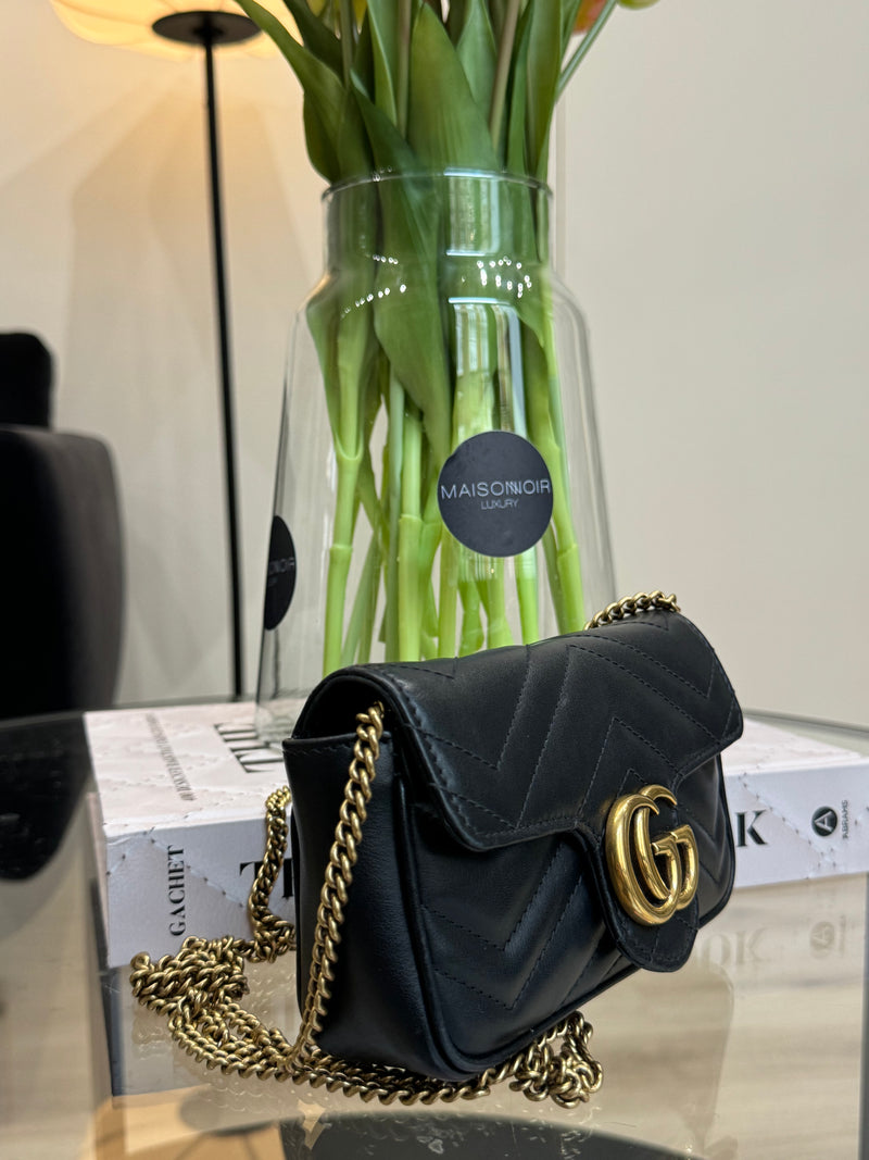 Gucci Marmont mini  - black leather