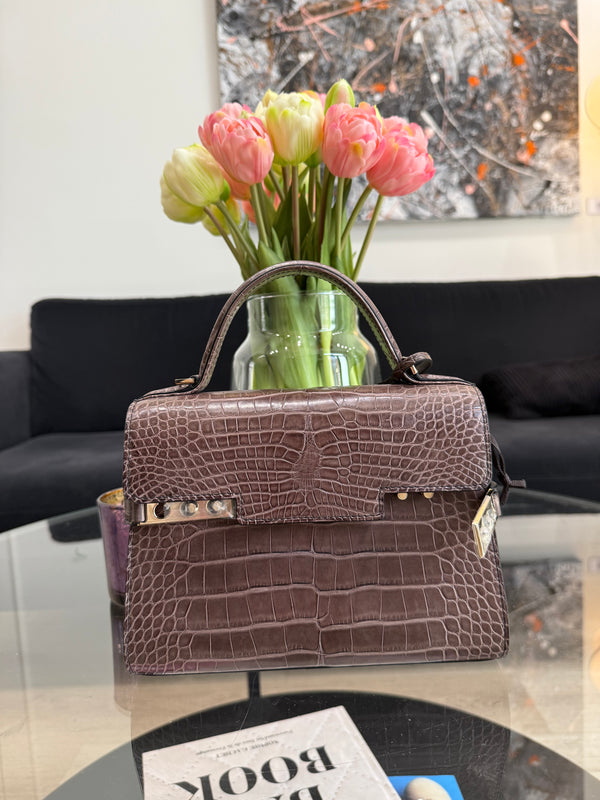 Delvaux Tempête - Mini bag in Croco Alligator
