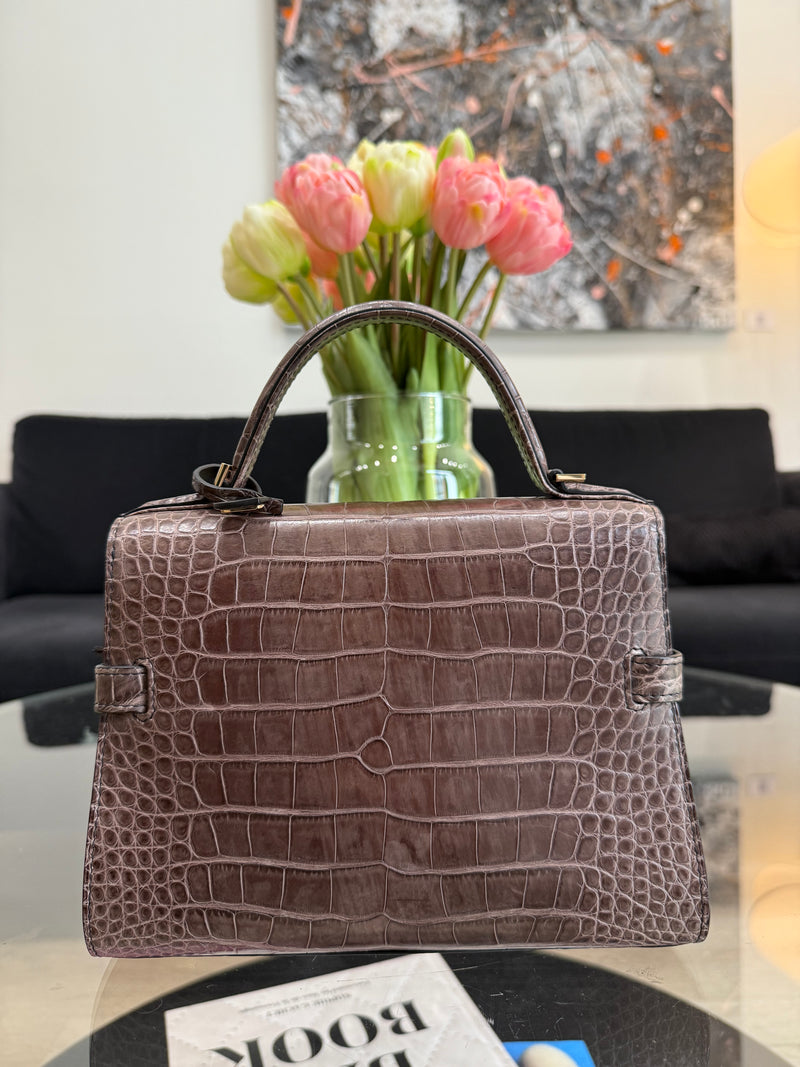 Delvaux Tempête - Mini bag in Croco Alligator