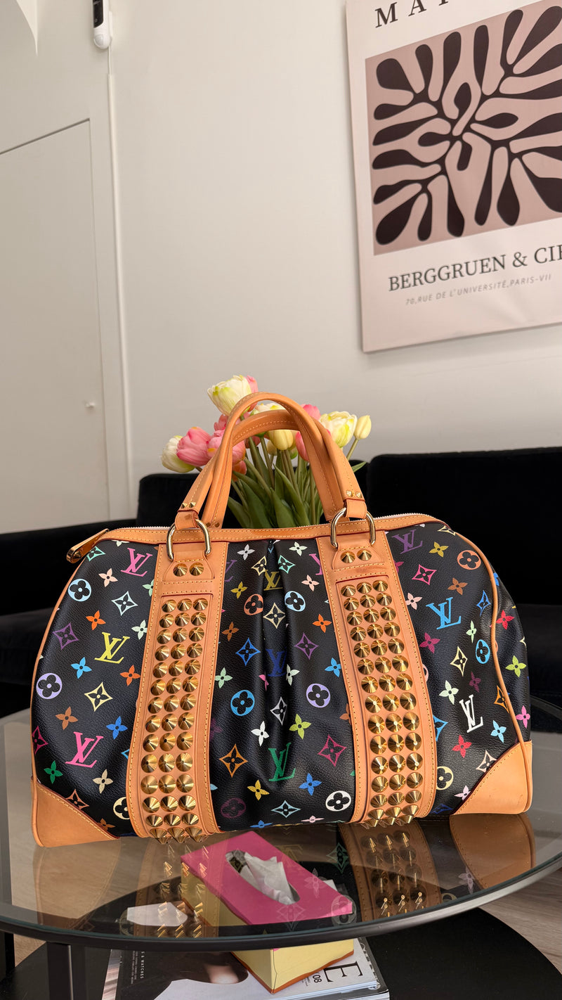 Louis Vuitton 'Courtney' multicolor monogram Speedy 35 handbag
