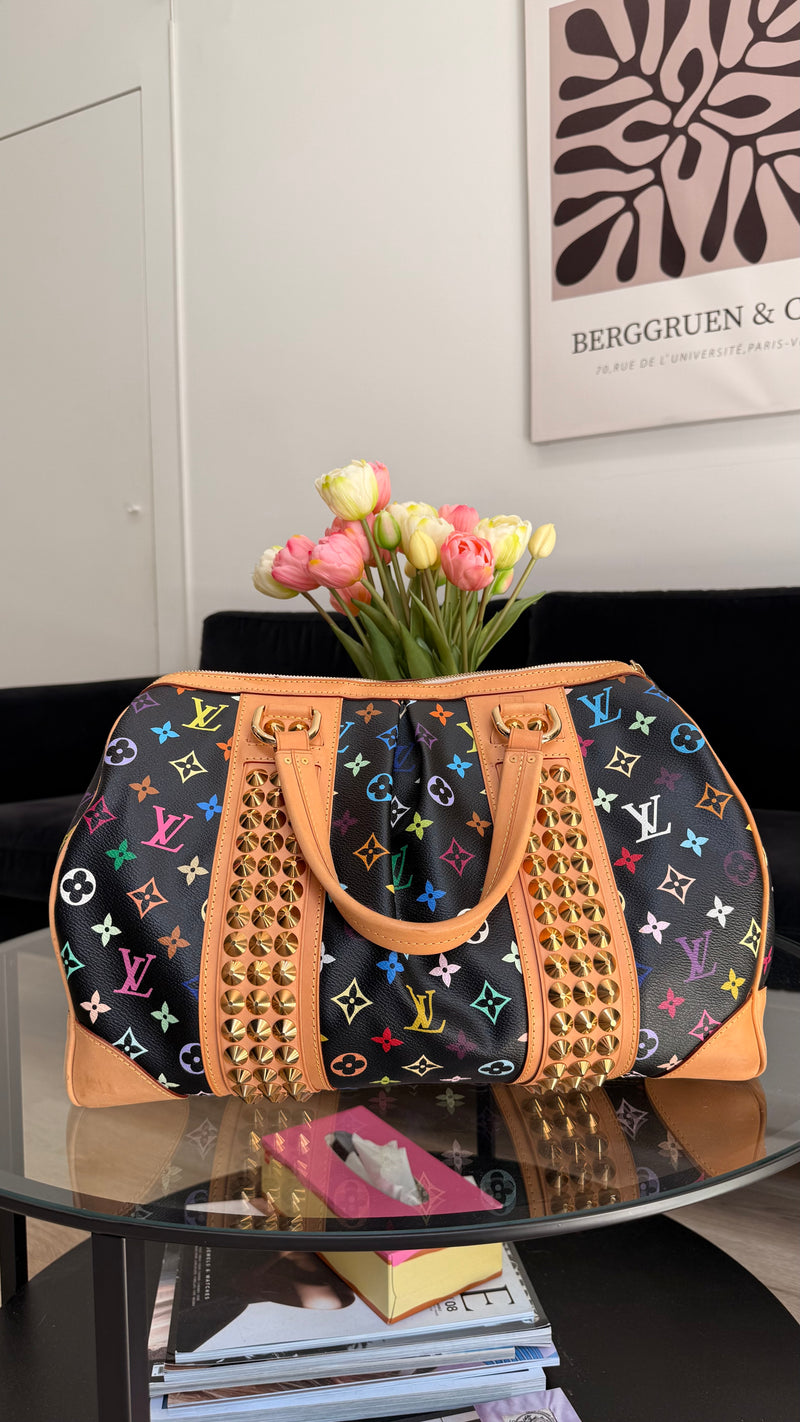Louis Vuitton 'Courtney' multicolor monogram Speedy 35 handbag