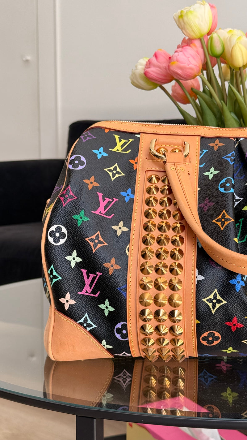 Louis Vuitton 'Courtney' multicolor monogram Speedy 35 handbag
