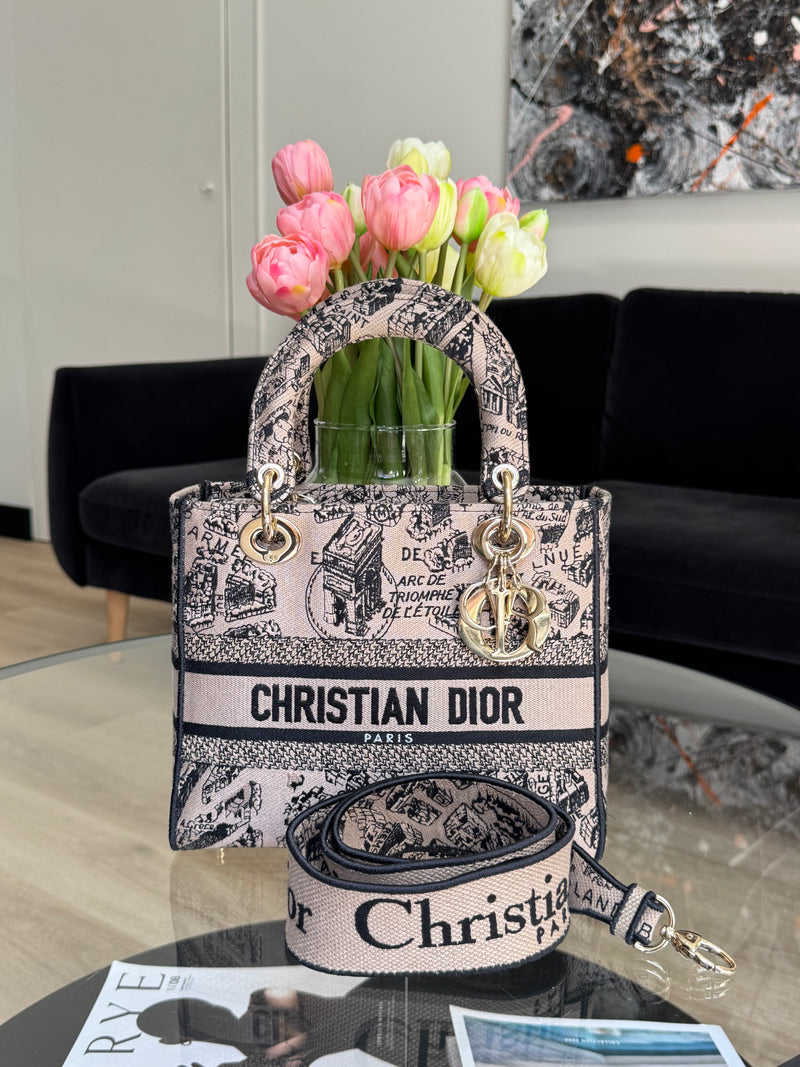 Dior D-Lite Medium Handbag - reversible