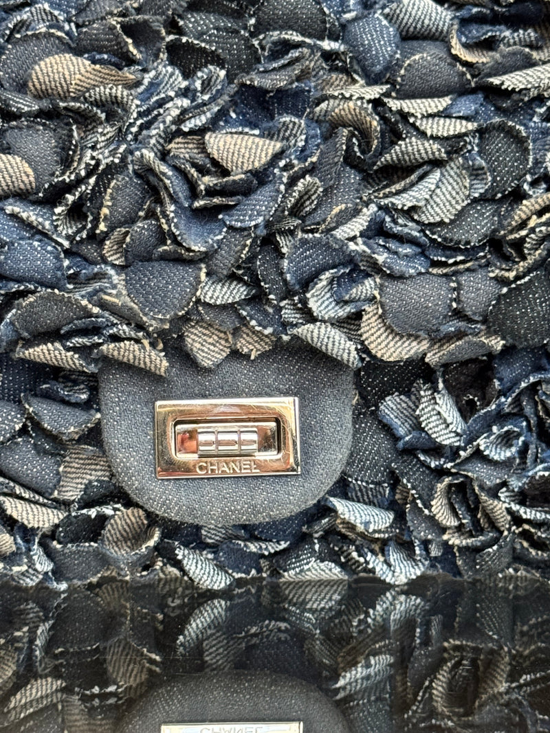 Chanel Timeless 2.55 Double flap - Camellia - Denim/Jeans