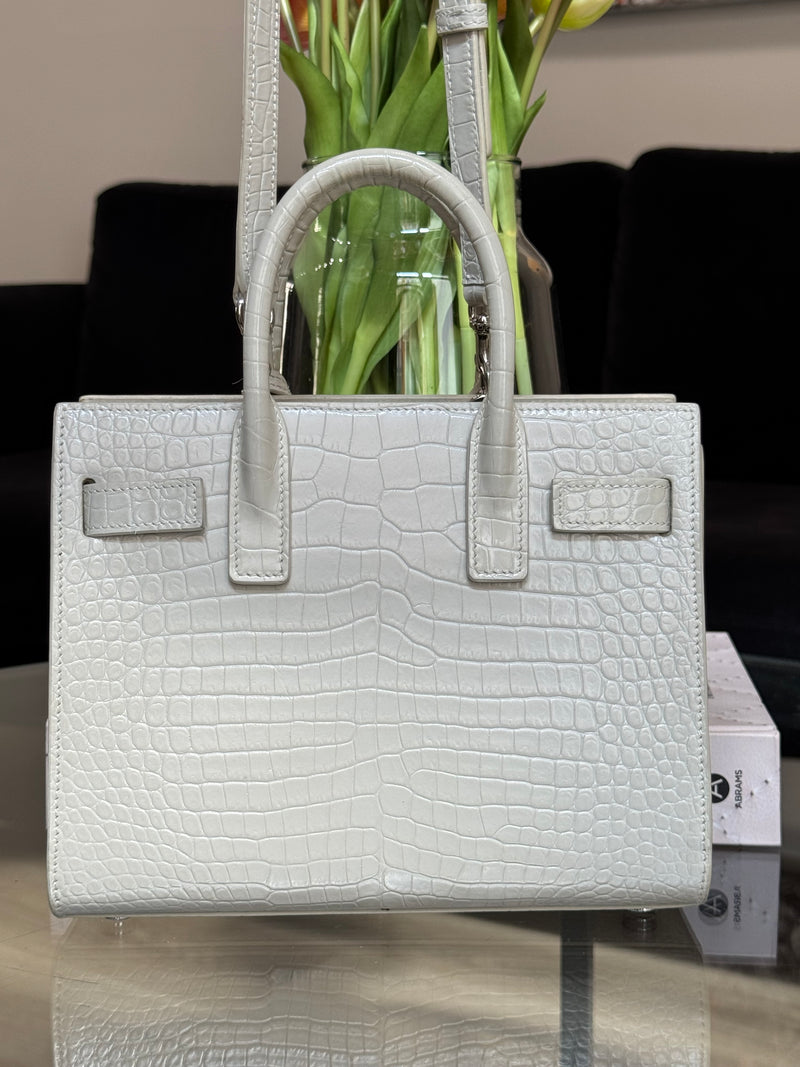 Yves Saint-Laurent 'sac du jour' bag in croco
