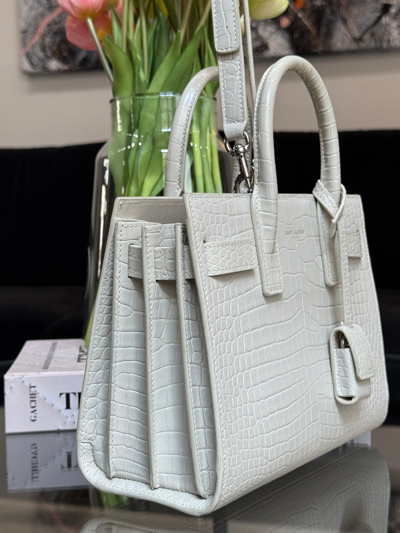 Yves Saint-Laurent 'sac du jour' bag in croco