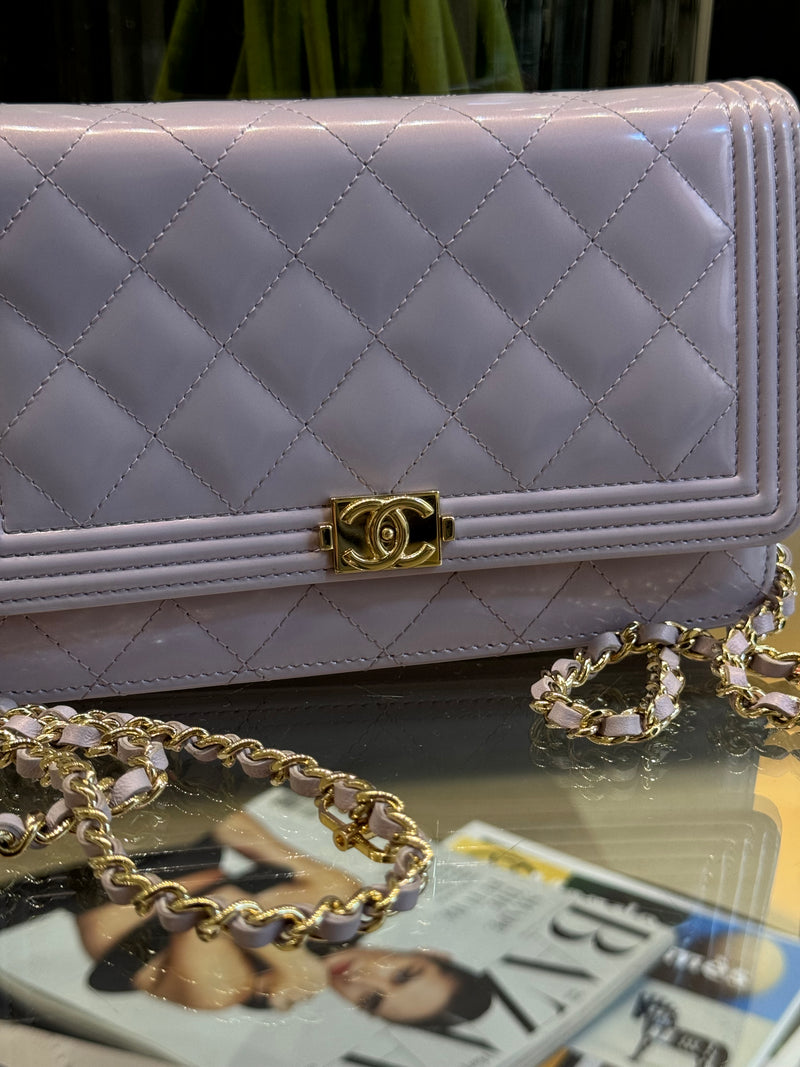 Chanel Leather Wallet on Chain on chain - WOC