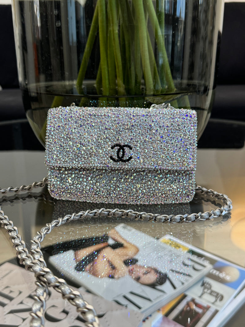 Chanel Silver Mini Evening Bag