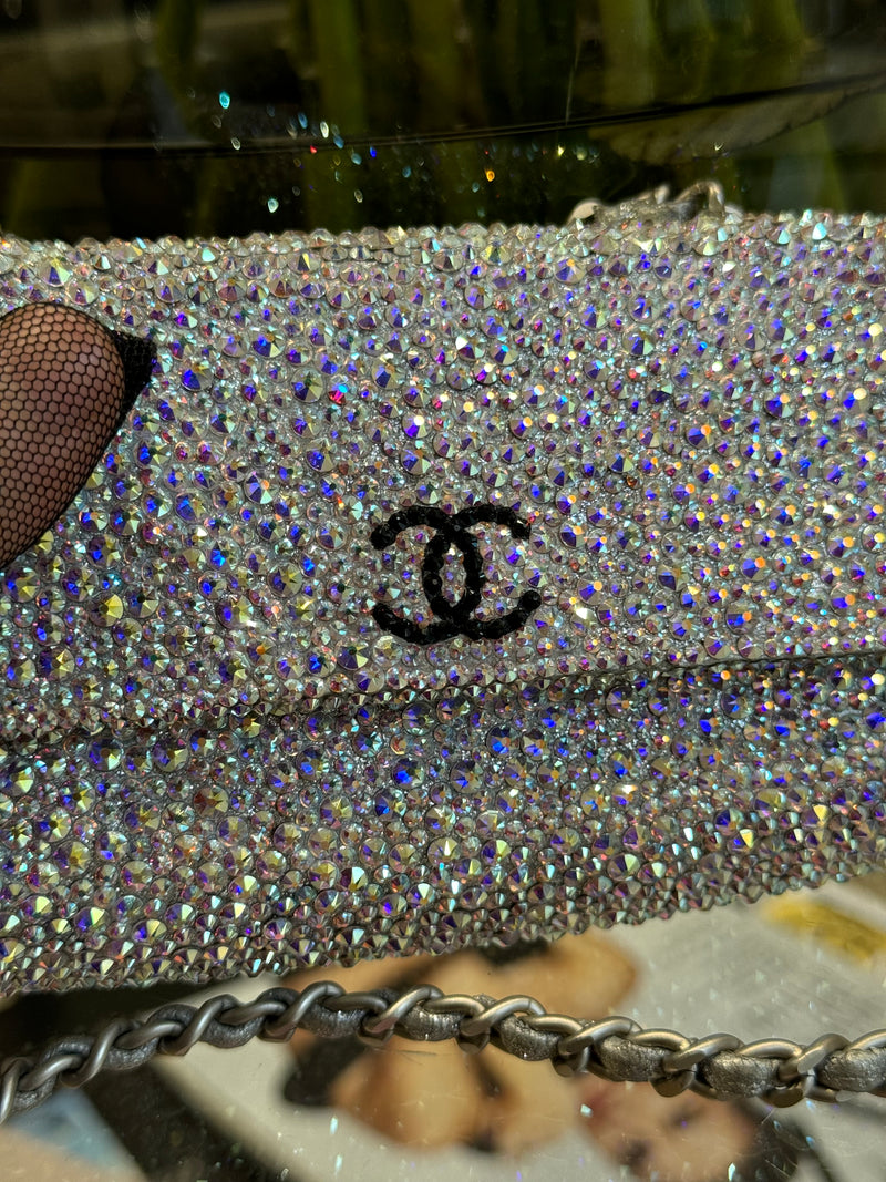 Chanel Silver Mini Evening Bag