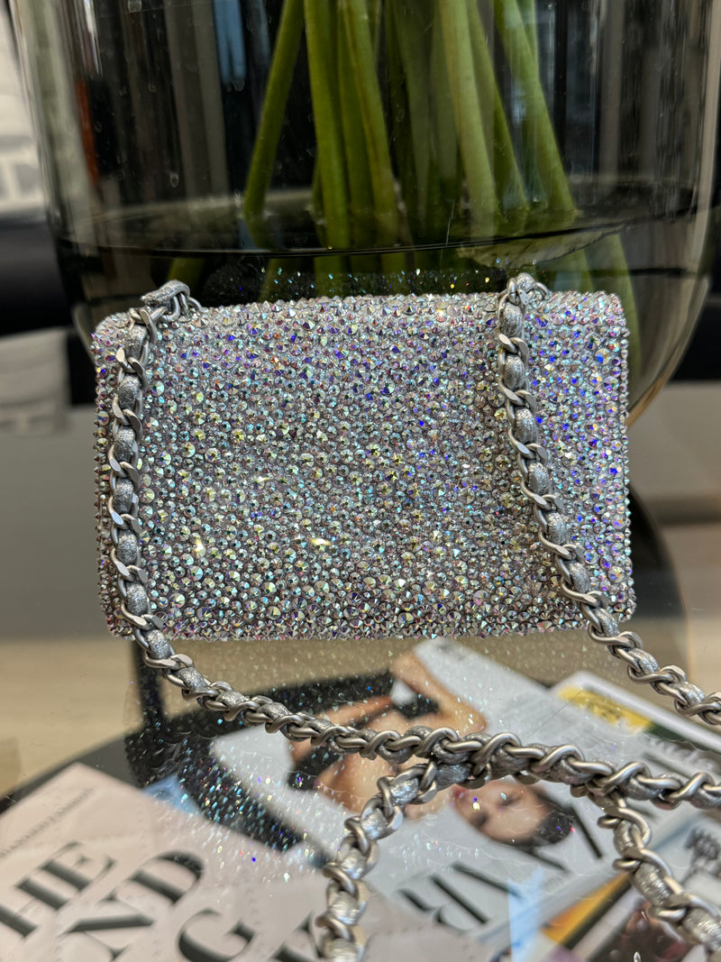 Chanel Silver Mini Evening Bag