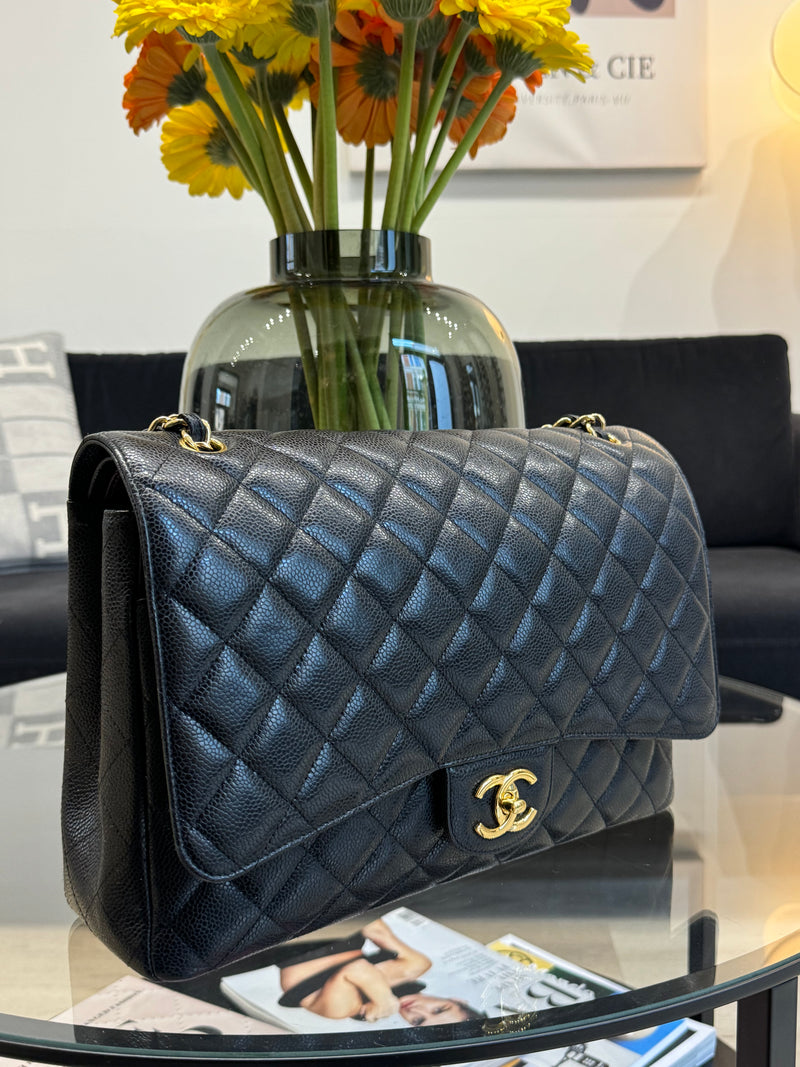 Chanel Black Jumbo handbag