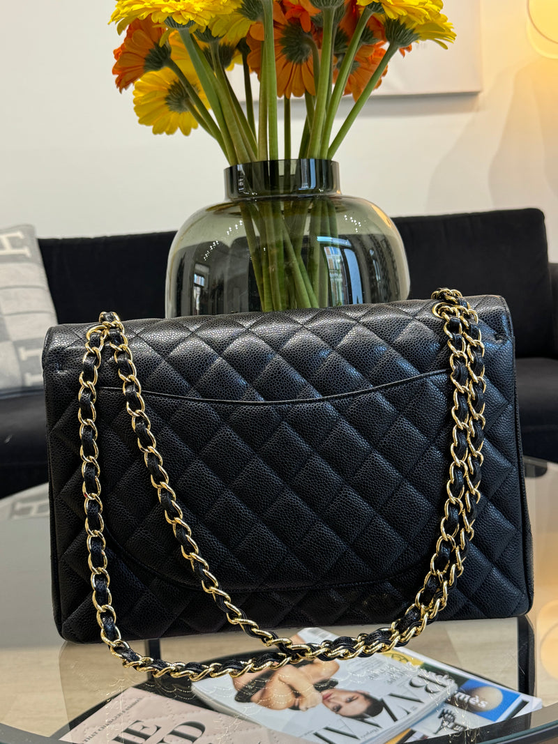 Chanel Black Jumbo handbag