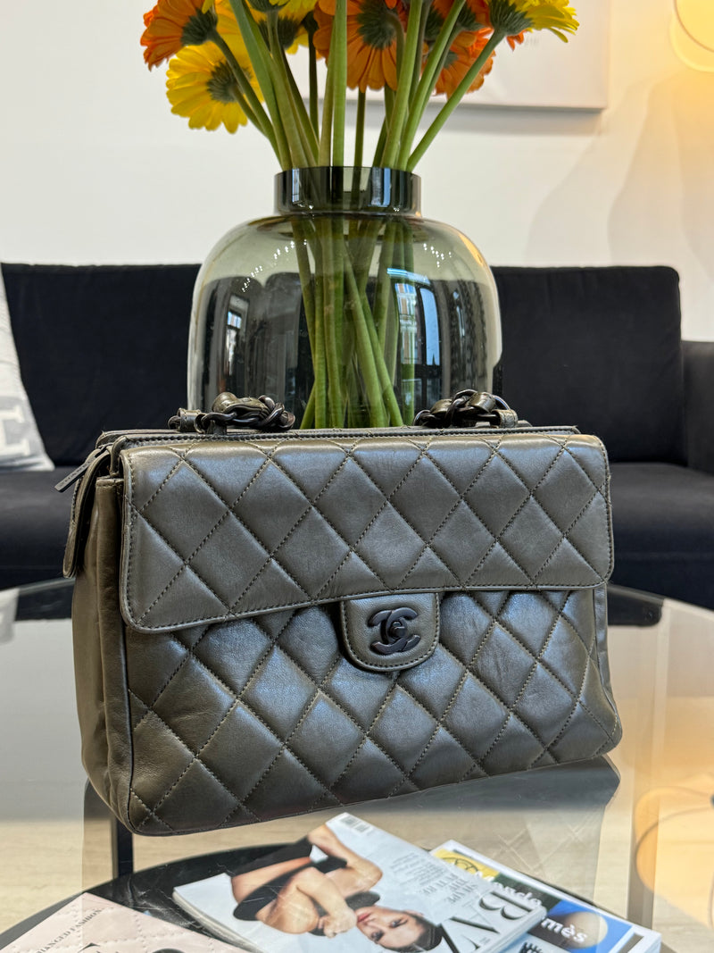 Chanel Leather Bag - Khaki - Limited Edition