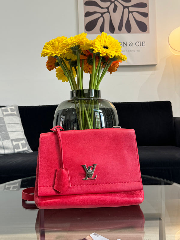 LOUIS VUITTON Lock me bag red