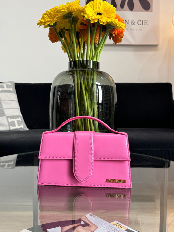 Jacquemus Le Grand Bambino pink handbag