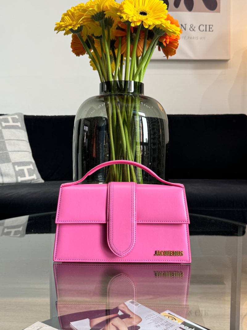 Jacquemus Le Grand Bambino pink handbag