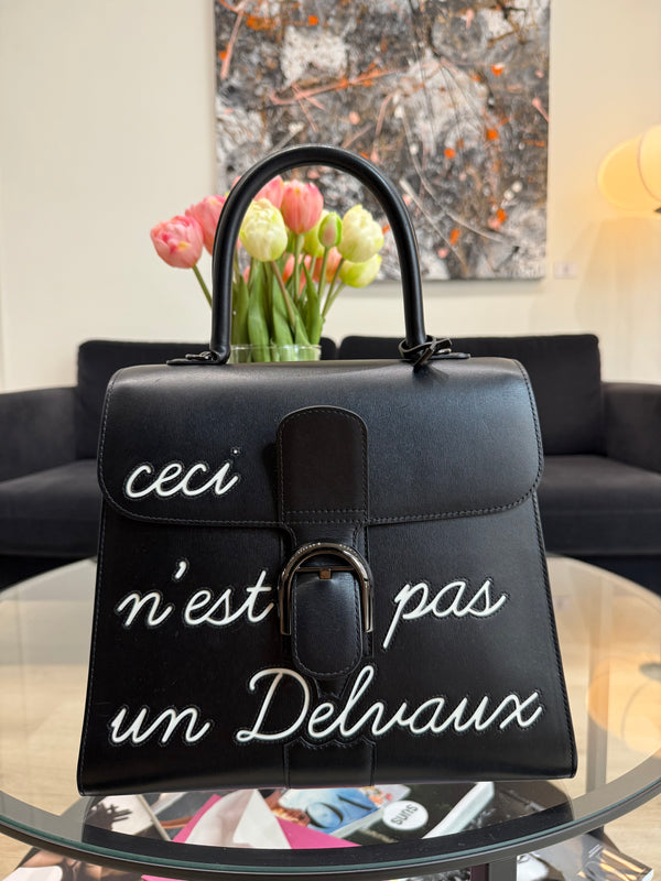Delvaux 'Ceci n'est pas un Delvaux'- Brillant handbag