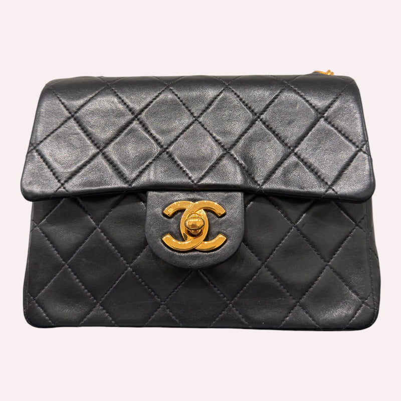 Chanel Mini Square Vintage Bag - 24K Gold Hardware (1999)