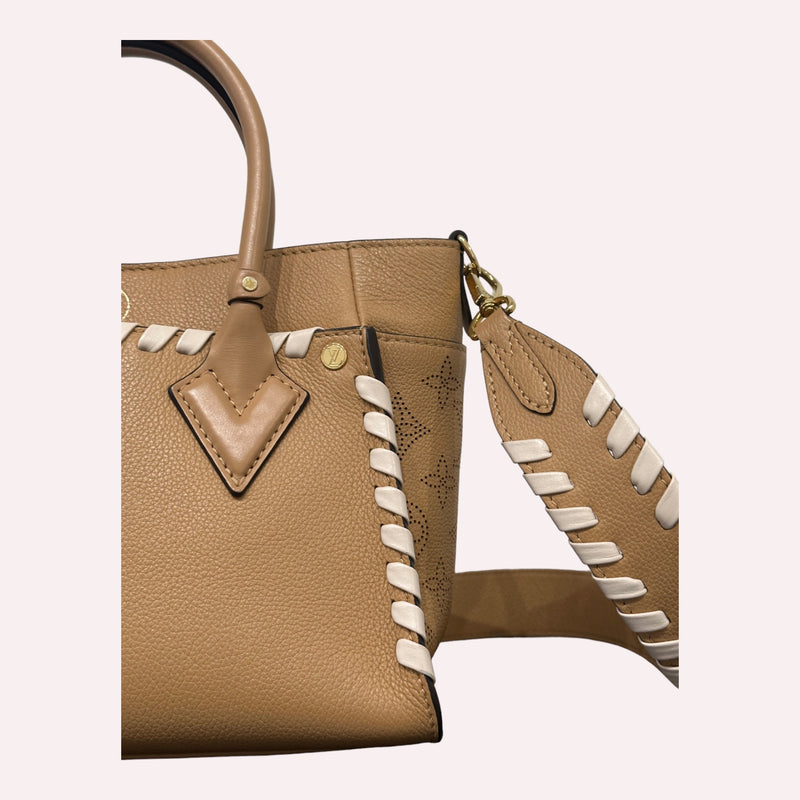 Louis Vuitton Cabas On My Side MM Bag - Nude Brown