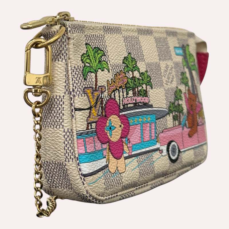 Louis Vuitton Mini Pochette - Azur Canvas from 2021 Christmas Animation Collection